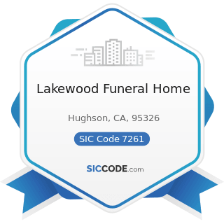 Lakewood Funeral Home - SIC Code 7261 - Funeral Service and Crematories