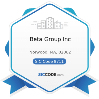 Beta Group Inc - SIC Code 8711 - Engineering Services