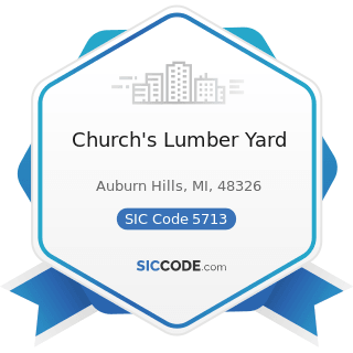 Church's Lumber Yard - SIC Code 5713 - Floor Covering Stores