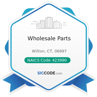 Wholesale Parts - NAICS Code 423990 - Other Miscellaneous Durable Goods Merchant Wholesalers