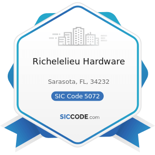 Richelelieu Hardware - SIC Code 5072 - Hardware