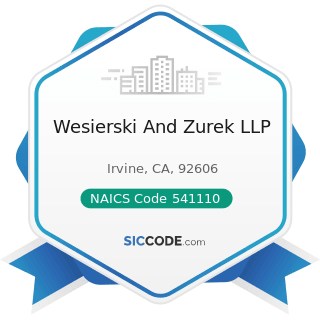 Wesierski And Zurek LLP - NAICS Code 541110 - Offices of Lawyers