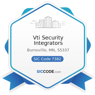 Vti Security Integrators - SIC Code 7382 - Security Systems Services
