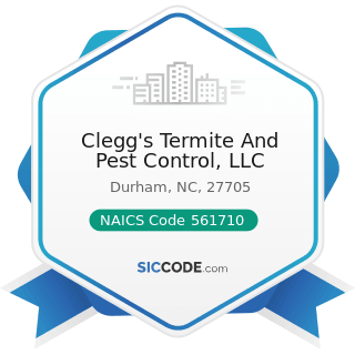 Clegg's Termite And Pest Control, LLC - NAICS Code 561710 - Exterminating and Pest Control...