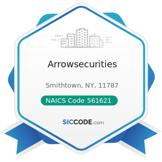 Arrowsecurities - NAICS Code 561621 - Security Systems Services (except Locksmiths)