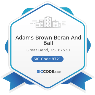 Adams Brown Beran And Ball - SIC Code 8721 - Accounting, Auditing, and Bookkeeping Services