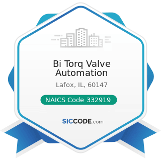 Bi Torq Valve Automation - NAICS Code 332919 - Other Metal Valve and Pipe Fitting Manufacturing