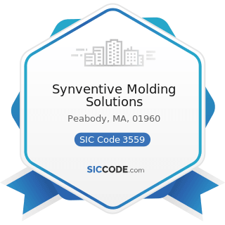 Synventive Molding Solutions - SIC Code 3559 - Special Industry Machinery, Not Elsewhere...
