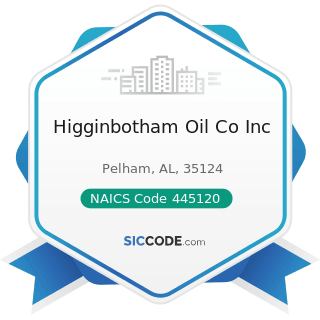 Higginbotham Oil Co Inc - NAICS Code 445120 - Convenience Stores