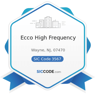 Ecco High Frequency - SIC Code 3567 - Industrial Process Furnaces and Ovens