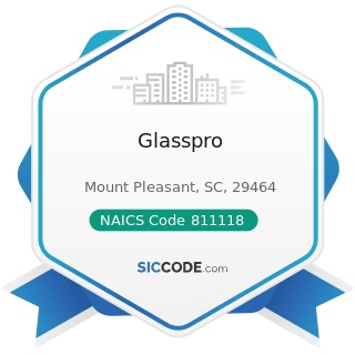 Glasspro - NAICS Code 811118 - Other Automotive Mechanical and Electrical Repair and Maintenance