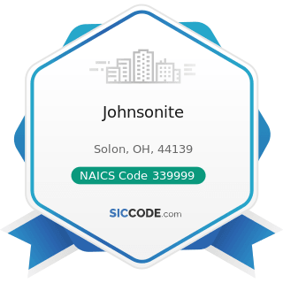 Johnsonite - NAICS Code 339999 - All Other Miscellaneous Manufacturing