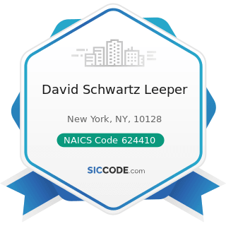 David Schwartz Leeper - NAICS Code 624410 - Child Care Services