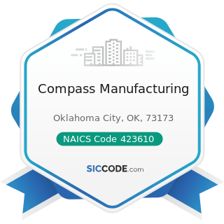 Compass Manufacturing - NAICS Code 423610 - Electrical Apparatus and Equipment, Wiring Supplies,...