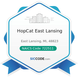 HopCat East Lansing - NAICS Code 722511 - Full-Service Restaurants