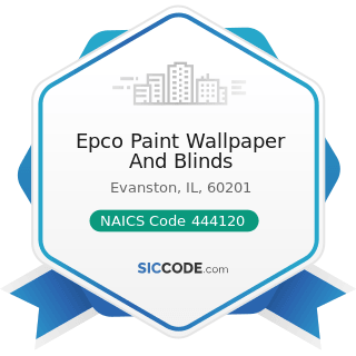 Epco Paint Wallpaper And Blinds - NAICS Code 444120 - Paint and Wallpaper Retailers