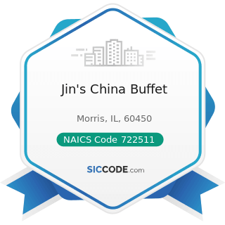 Jin's China Buffet - NAICS Code 722511 - Full-Service Restaurants