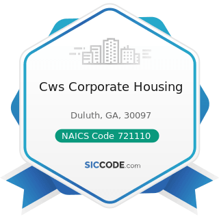 Cws Corporate Housing - NAICS Code 721110 - Hotels (except Casino Hotels) and Motels