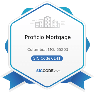 Proficio Mortgage - SIC Code 6141 - Personal Credit Institutions