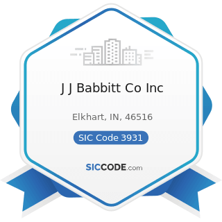 J J Babbitt Co Inc - SIC Code 3931 - Musical Instruments