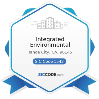 Integrated Environmental - SIC Code 1542 - General Contractors-Nonresidential Buildings, other...