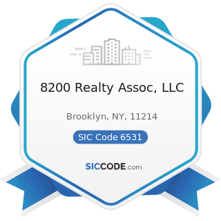 8200 Realty Assoc, LLC - SIC Code 6531 - Real Estate Agents and Managers