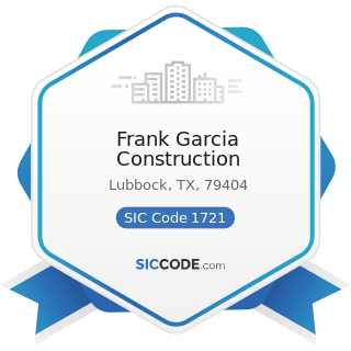 Frank Garcia Construction - SIC Code 1721 - Painting and Paper Hanging