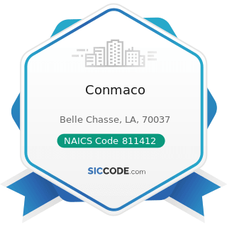 Conmaco - NAICS Code 811412 - Appliance Repair and Maintenance