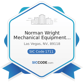 Norman Wright Mechanical Equipment Corp - SIC Code 1711 - Plumbing, Heating and Air-Conditioning