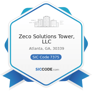 Zeco Solutions Tower, LLC - SIC Code 7375 - Information Retrieval Services