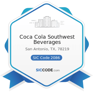 Coca Cola Southwest Beverages - SIC Code 2086 - Bottled and Canned Soft Drinks and Carbonated...