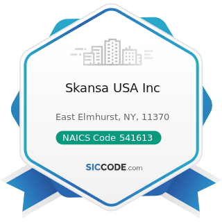 Skansa USA Inc - NAICS Code 541613 - Marketing Consulting Services