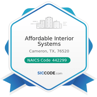 Affordable Interior Systems - NAICS Code 442299 - All Other Home Furnishings Stores