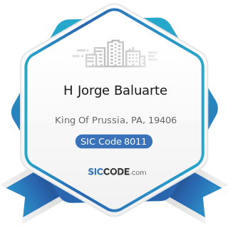 H Jorge Baluarte - SIC Code 8011 - Offices and Clinics of Doctors of Medicine