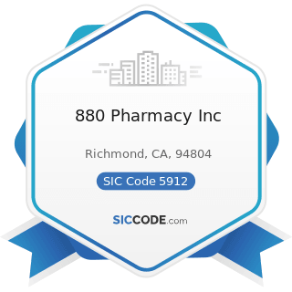 880 Pharmacy Inc - SIC Code 5912 - Drug Stores and Proprietary Stores