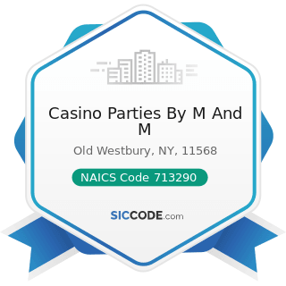 Casino Parties By M And M - NAICS Code 713290 - Other Gambling Industries