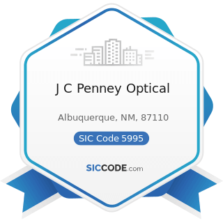J C Penney Optical - SIC Code 5995 - Optical Goods Stores