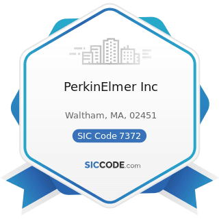 PerkinElmer Inc - SIC Code 7372 - Prepackaged Software