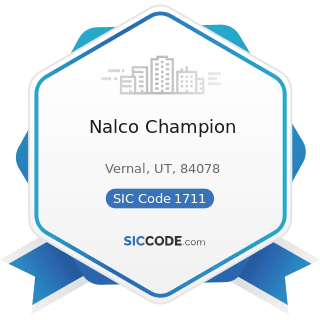 Nalco Champion - SIC Code 1711 - Plumbing, Heating and Air-Conditioning
