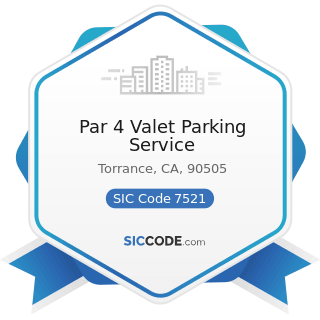 Par 4 Valet Parking Service - SIC Code 7521 - Automobile Parking