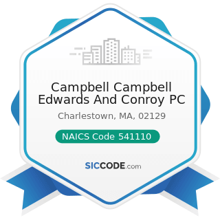 Campbell Campbell Edwards And Conroy PC - NAICS Code 541110 - Offices of Lawyers