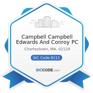 Campbell Campbell Edwards And Conroy PC - SIC Code 8111 - Legal Services