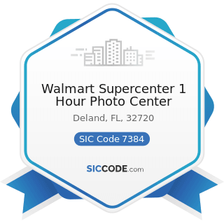Walmart Supercenter 1 Hour Photo Center - SIC Code 7384 - Photofinishing Laboratories