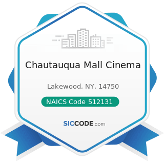 Chautauqua Mall Cinema - NAICS Code 512131 - Motion Picture Theaters (except Drive-Ins)