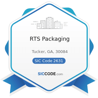 RTS Packaging - SIC Code 2631 - Paperboard Mills