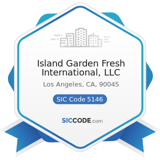Island Garden Fresh International, LLC - SIC Code 5146 - Fish and Seafoods