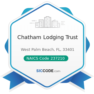 Chatham Lodging Trust - NAICS Code 237210 - Land Subdivision