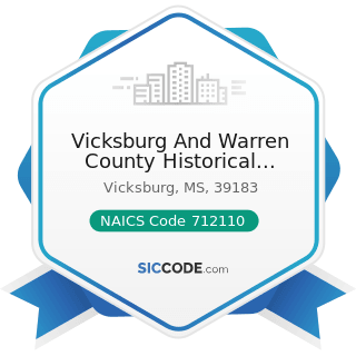 Vicksburg And Warren County Historical Society McCardle Library - NAICS Code 712110 - Museums