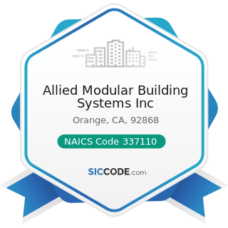 Allied Modular Building Systems Inc - NAICS Code 337110 - Wood Kitchen Cabinet and Countertop...