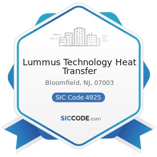 Lummus Technology Heat Transfer - SIC Code 4925 - Mixed, Manufactured, or Liquefied Petroleum...